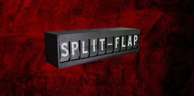 3D Printed Split Flap Display